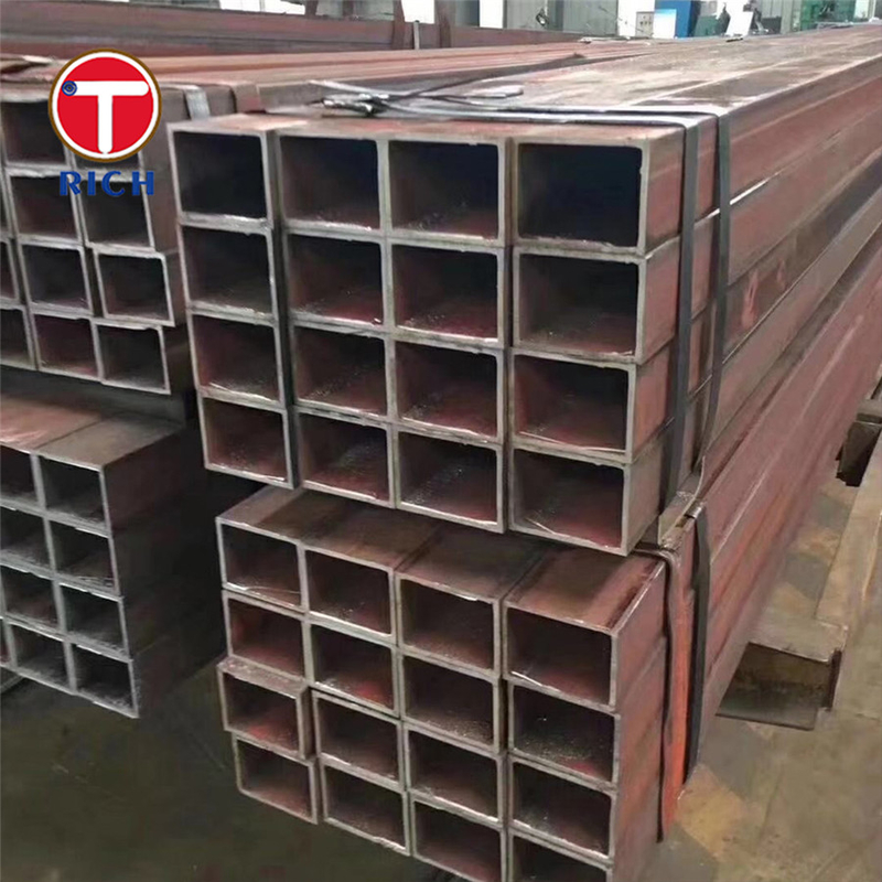 এএসটিএম এ 500 গ্রেড এ গ্যালভানাইজড ওয়েল্ডেড স্টিল পাইপ ওয়েল্ডেড ব্ল্যাক স্কয়ার হোল পাইপ নির্মাণের জন্য