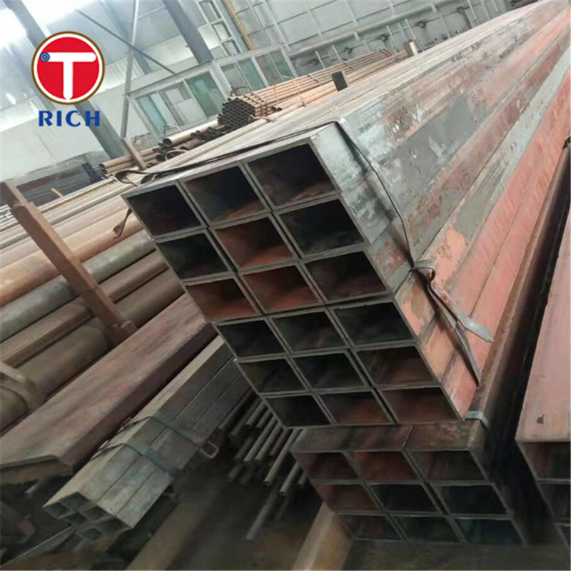 এএসটিএম এ 500 গ্রেড এ গ্যালভানাইজড ওয়েল্ডেড স্টিল পাইপ ওয়েল্ডেড ব্ল্যাক স্কয়ার হোল পাইপ নির্মাণের জন্য