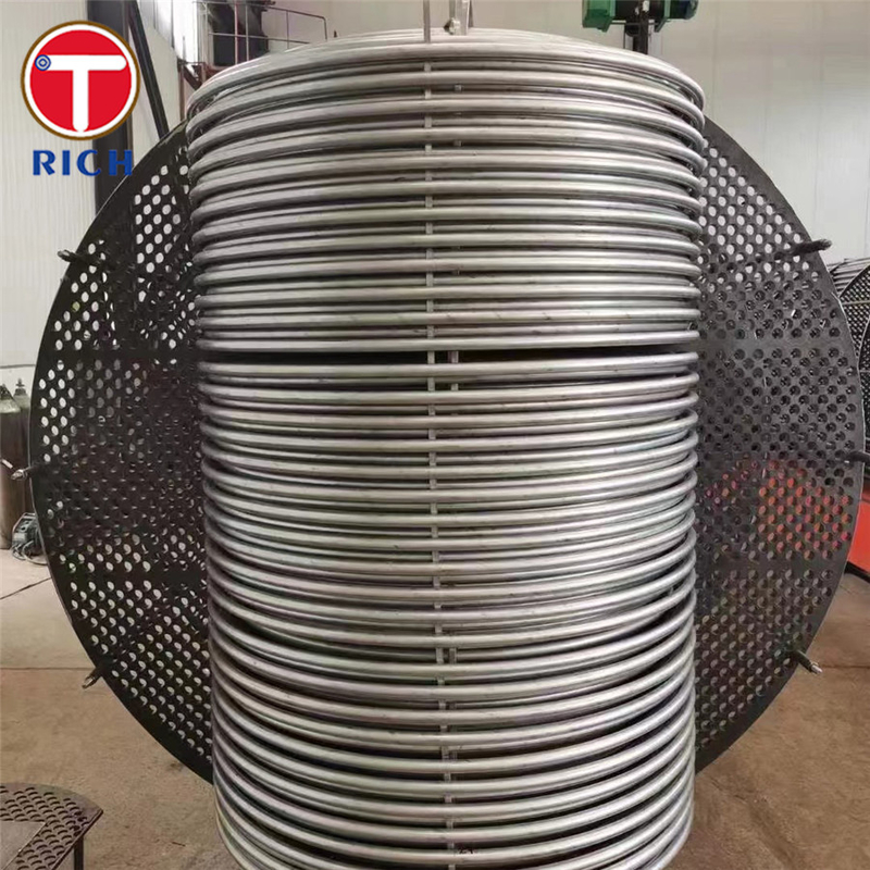 এএসটিএম এ৬৮৮ ৩০৪ ওয়েল্ড অস্টেনাইটিক স্টেইনলেস স্টীল পাইপ ফিড ওয়াটার হিটার তাপ এক্সচেঞ্জারের জন্য