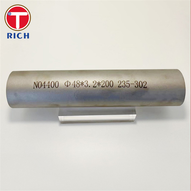 ASTM B165 Monel 400 Seamless Steel Tube Nickel Copper Alloy UNS N04400 অটোমোবাইলের জন্য সিউমলেস স্টিল পাইপ