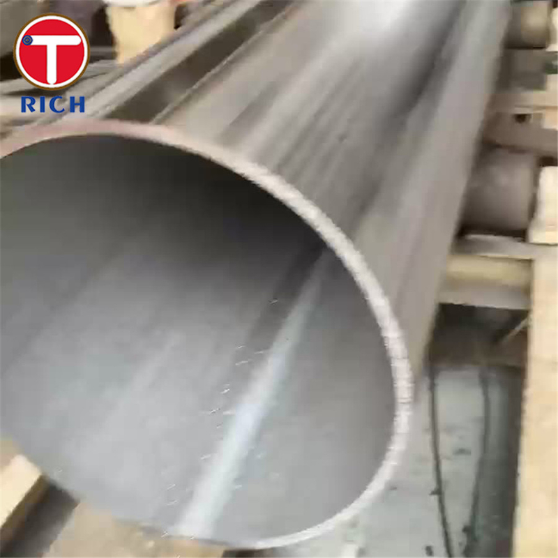 EN 10217-7 X2CrNi18-9 স্টেইনলেস স্টীল টিউব চাপের উদ্দেশ্যে welded স্টীল টিউব