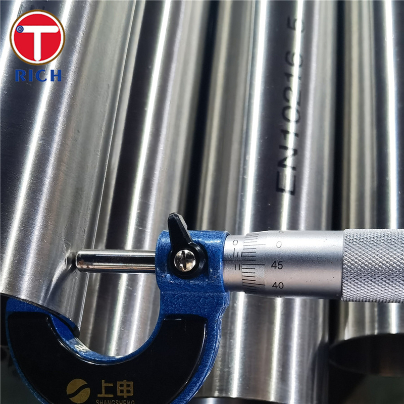 GB/T 28713 06Cr19Ni10 স্টেইনলেস স্টীল টিউব তাপ এক্সচেঞ্জার জন্য উন্নত তাপ স্থানান্তর টিউব