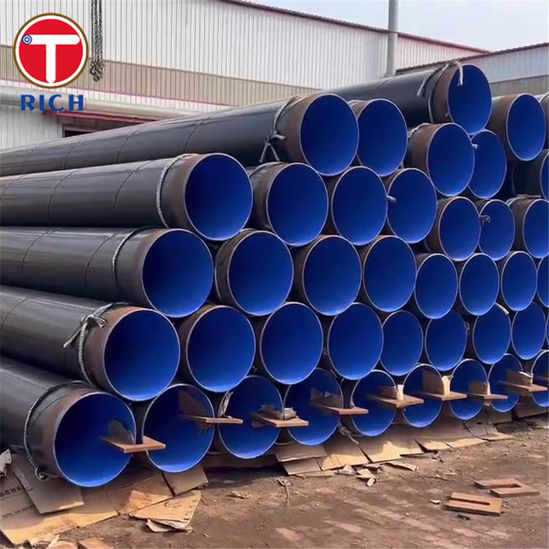 এএসটিএম এ১০০৫ গ্রা.৫০ ফ্লুইড ট্রান্সপোর্টের জন্য কালো প্লেইন এন্ড হেলিকাল সিউম ওয়েল্ড স্টিল টিউব