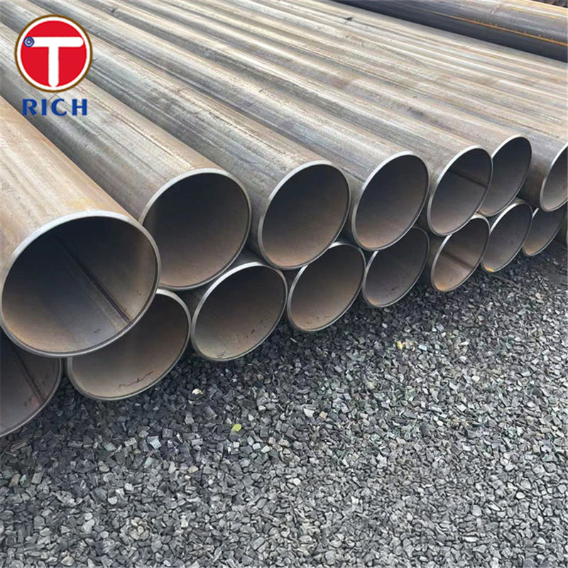 ASTM A252 Gr 2 ঢালাই ইস্পাত টিউব বড় ব্যাসার্ধ সোজা সেলাই ঢালাই ইস্পাত পাইপ কাঠামোর জন্য