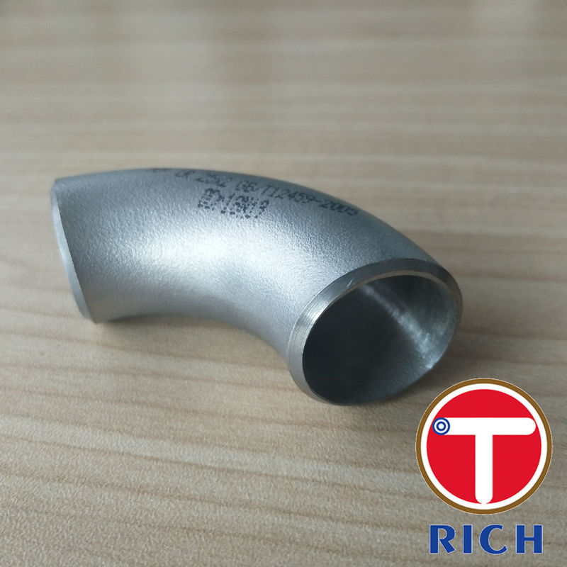 90 ডিগ্রী এলআর কনুই টিউব মেশিন ASME B16.9 316L 304L সিমलेस স্টেইনলেস স্টীল