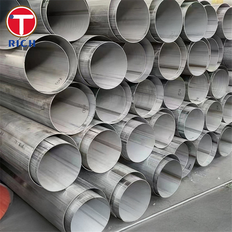 EN 10296-2 X2CrNi12 সাধারণ প্রকৌশল জন্য ঢালাই বৃত্তাকার ইস্পাত টিউব
