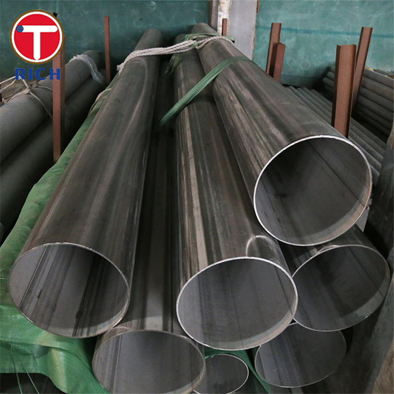 DIN 17457 1.4301 বিশেষ চাহিদা জন্য ওয়েল্ড বৃত্তাকার ইস্পাত নল austenitic স্টেইনলেস স্টীল নল