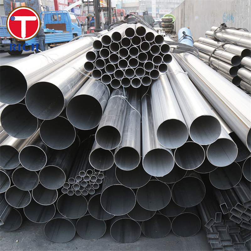 DIN 17457 1.4301 বিশেষ চাহিদা জন্য ওয়েল্ড বৃত্তাকার ইস্পাত নল austenitic স্টেইনলেস স্টীল নল