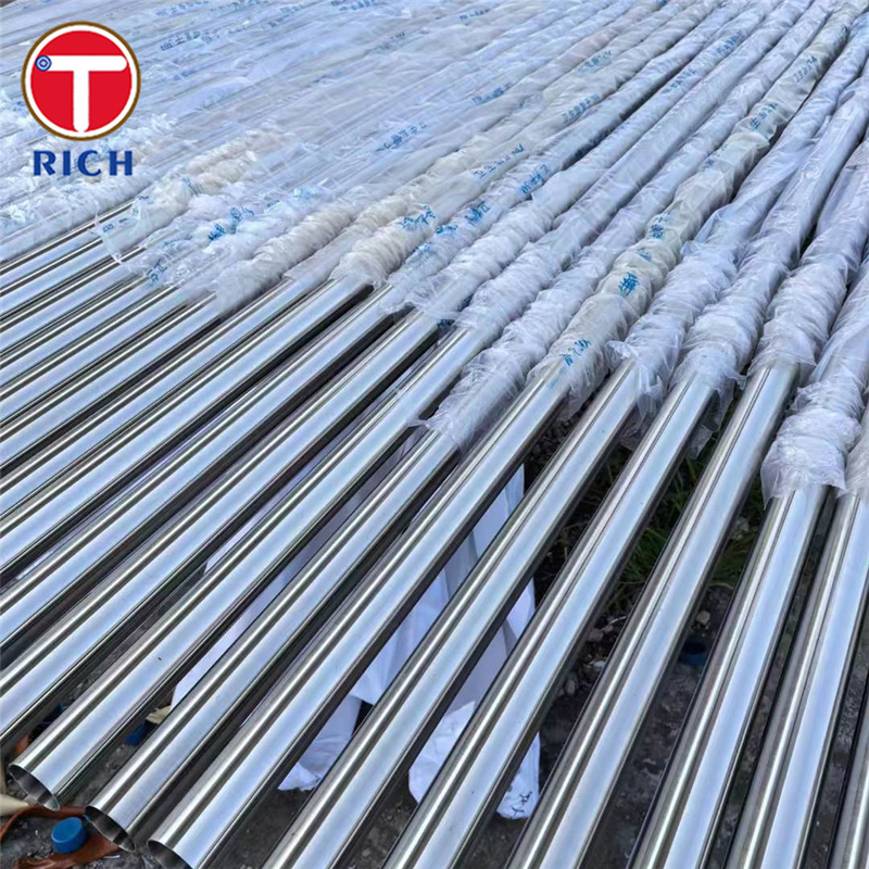 DIN 28180 X5CrNi18-10 তাপ এক্সচেঞ্জার টিউব নলাকার তাপ এক্সচেঞ্জারের জন্য সিউমলেস স্টেইনলেস স্টীল টিউব