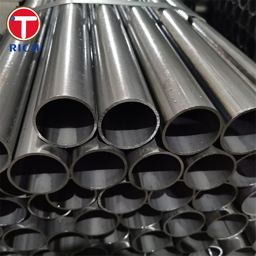 DIN 17120 St37-2 স্ট্রাকচারাল ইস্পাত পাইপ স্ট্রাকচারাল ইস্পাত কাজের জন্য ঝালাই বৃত্তাকার ইস্পাত নল
