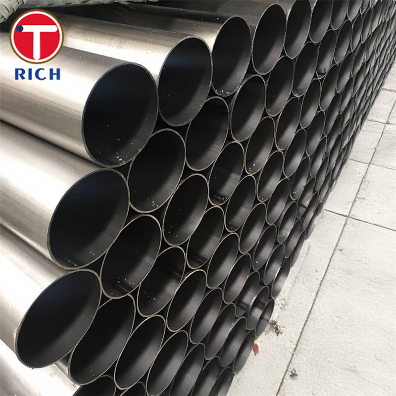 DIN 17178 St35.8 বিশেষ চাহিদা জন্য ঝালাই বৃত্তাকার চক্রাকার সূক্ষ্ম শস্য ইস্পাত টিউব