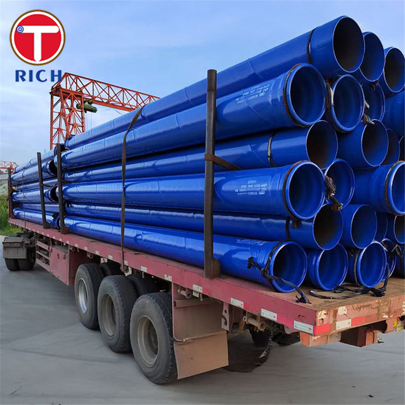 JIS G3469 P2S পলিথিন লেপযুক্ত স্টিলের পাইপ অ্যান্টি-কোরোশন সার্ভিসের জন্য