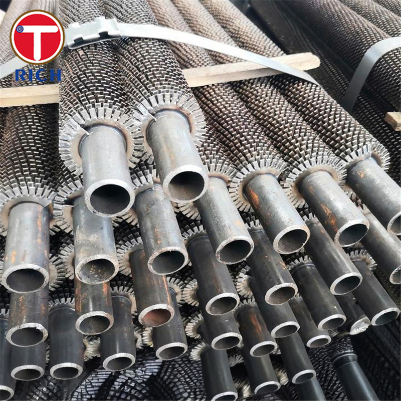 শিল্প তাপ বিনিময়কারীর জন্য সর্পিল পাখাযুক্ত টিউব, যা উচ্চ তাপ স্থানান্তর দক্ষতা এবং শক্তিশালী পাখার বন্ধন প্রদান করে