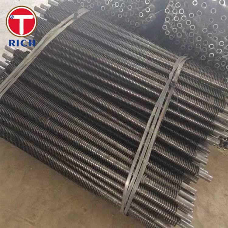 ক্ষয় প্রতিরোধী তাপ এক্সচেঞ্জারের জন্য অ্যালুমিনিয়াম এল-ফুট টেনশন রান এল-টাইপ ফিন টিউব