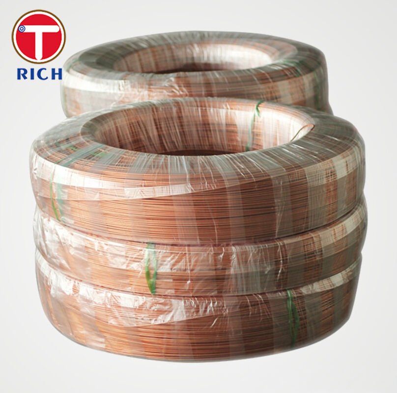 অটোমোটিভ ব্যবহারের জন্য বাঁধা টিউব ডাবল-ওয়াল লো কার্বন ইস্পাত টিউব তামা প্লাস্টিক