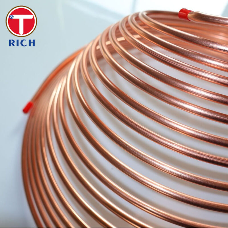 অটোমোটিভ ব্যবহারের জন্য বাঁধা টিউব ডাবল-ওয়াল লো কার্বন ইস্পাত টিউব তামা প্লাস্টিক