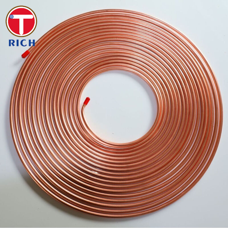 অটোমোটিভ ব্যবহারের জন্য বাঁধা টিউব ডাবল-ওয়াল লো কার্বন ইস্পাত টিউব তামা প্লাস্টিক