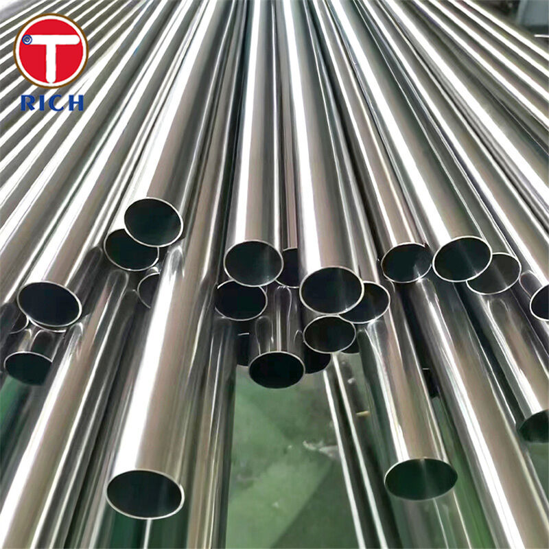 খাদ্য শিল্পের জন্য স্বাস্থ্যকর অভ্যন্তরীণ পৃষ্ঠ এবং জারা প্রতিরোধের সাথে আইএসও ২০৩৭ স্ট্যান্ডার্ড স্টেইনলেস স্টিল টিউব