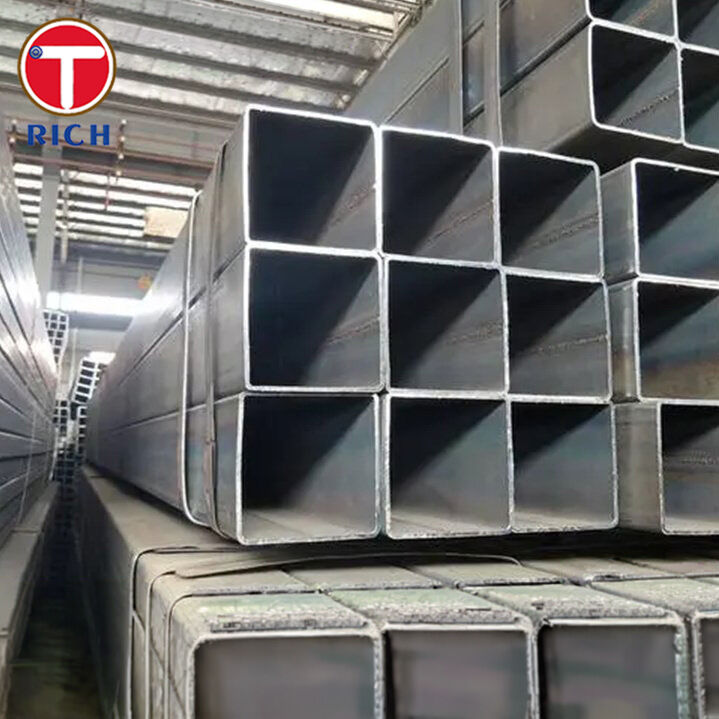 এএসটিএম এ৫০০ গ্রেড সি কোল্ড মোল্ডেড কার্বন স্টীল স্ট্রাকচারাল স্কয়ার টিউবিং 50 ksi রিডান্ট স্ট্রেস্ট সহ