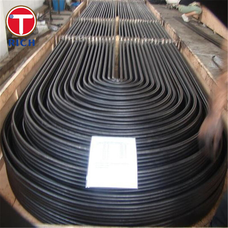 ASTM A179 A192 চাপ বহনকারী কাঠামো এবং নিয়ন্ত্রিত U-Bend জ্যামিতি সহ তাপ এক্সচেঞ্জারগুলির জন্য সিউমলেস কার্বন স্টিল ইউ বন্ড টিউব