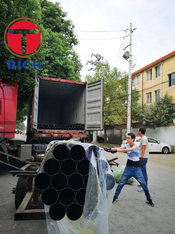 ভারী ট্রাক এক্সস্ট সিস্টেমের জন্য বৈদ্যুতিক প্রতিরোধের ঝালাই ইস্পাত টিউব ERW ইস্পাত টিউব