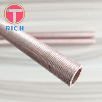 ভালো দাম C10200 কপার লেপা 55 মিমি কম লো ফিন টিউব অনলাইন